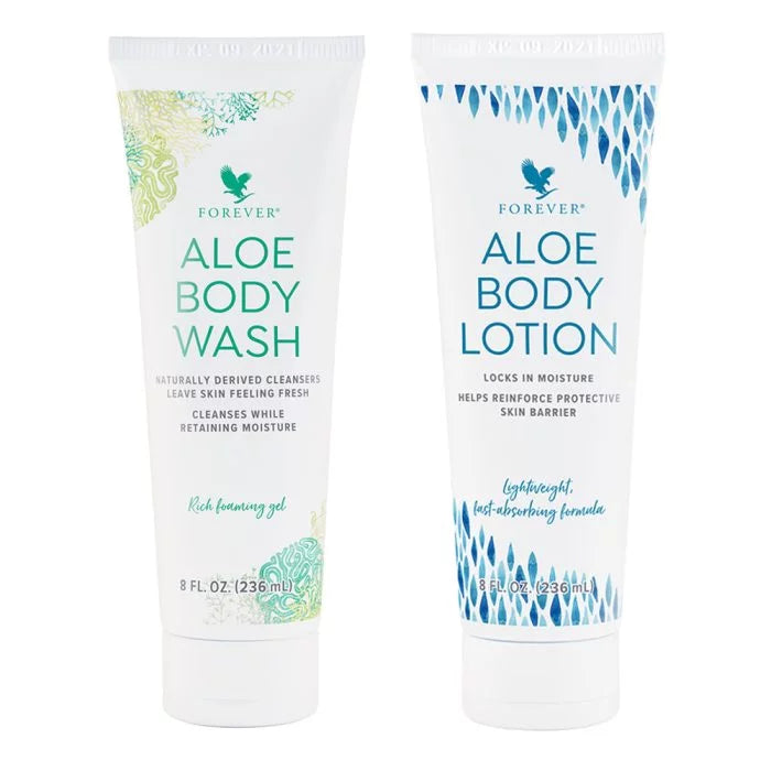 Forever Aloe Body Wash & Body Lotion – Sparset