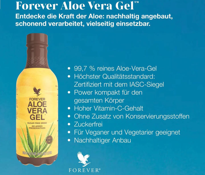 Forever Aloe Vera Gel 99,7% – 1 Liter