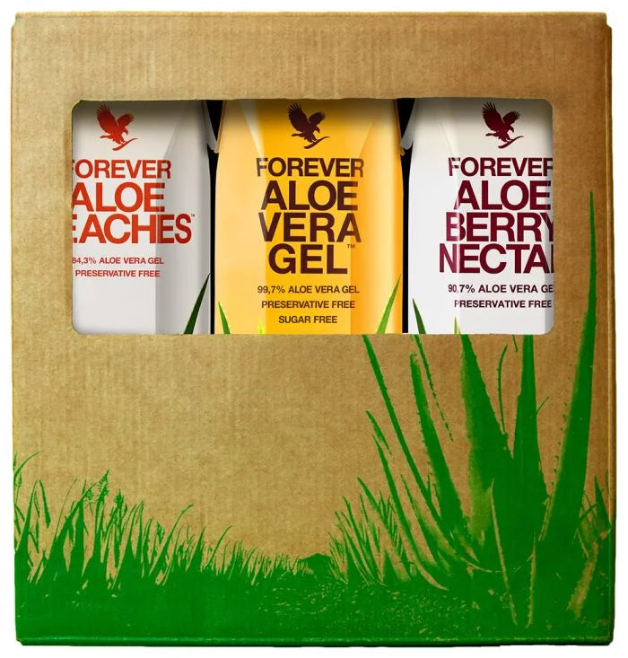 Forever Aloe Vera Gel™ Mix – Sparset – 3 x 1 Liter