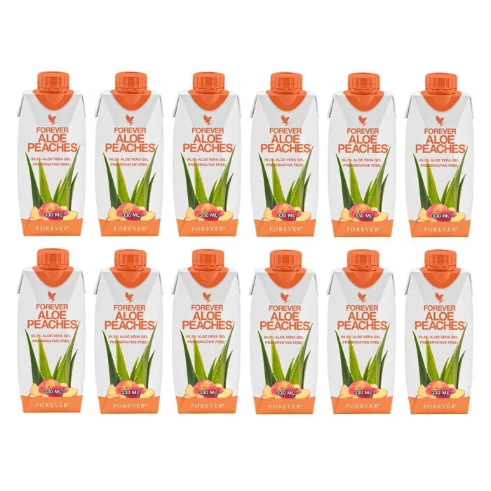 Forever Aloe Peaches™ – 12 x 330ml