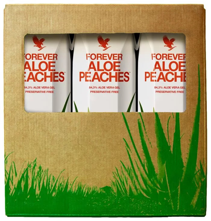 Forever Aloe Peaches™ – Sparset – 3 x 1 Liter